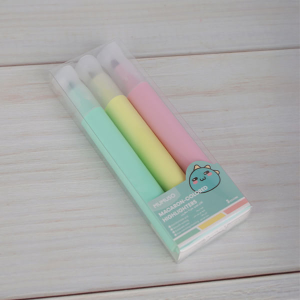 Resaltadores De Color Macaron 3 Colores
