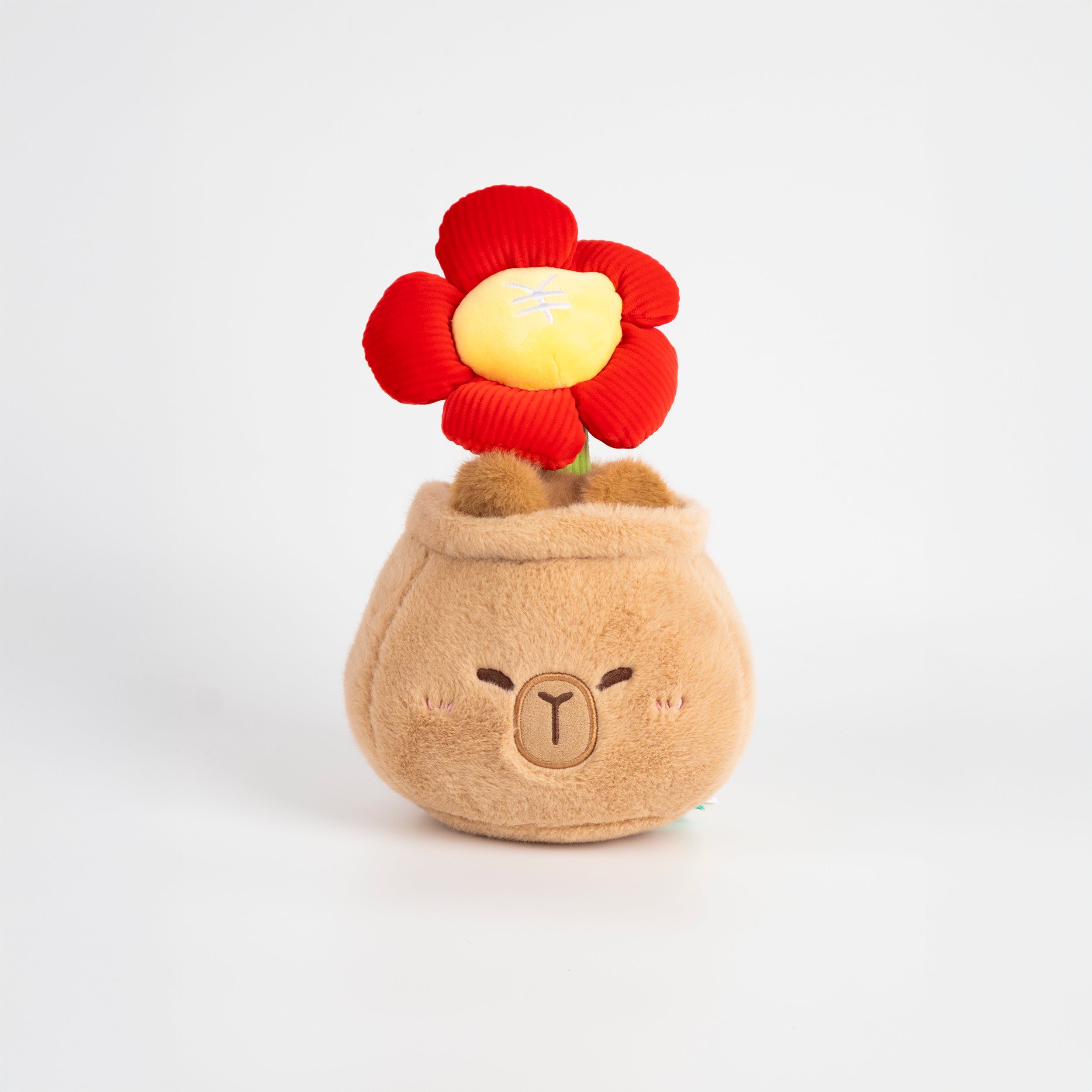 Peluche de la suerte girasol en maceta