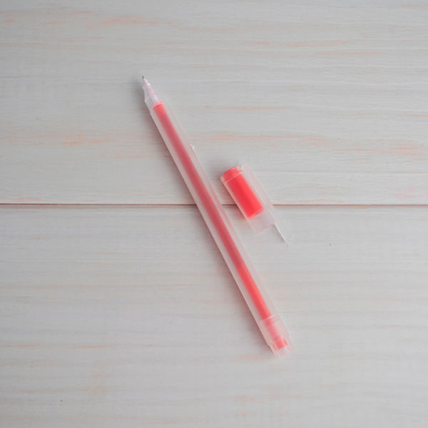Pluma De Tinta De Gel De Color Unico Rojo