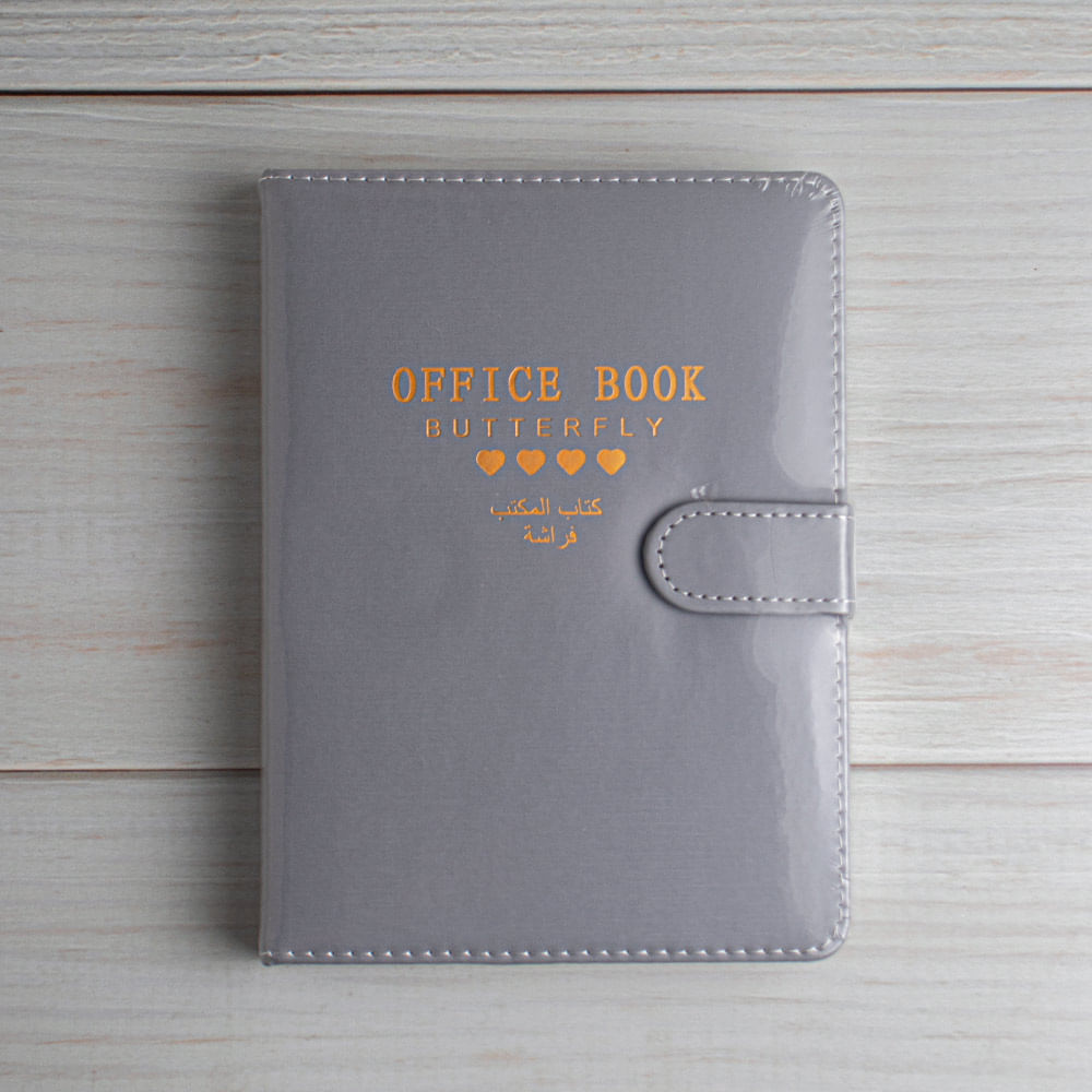 Cuaderno Pu 36K Cierre Magnético Gris