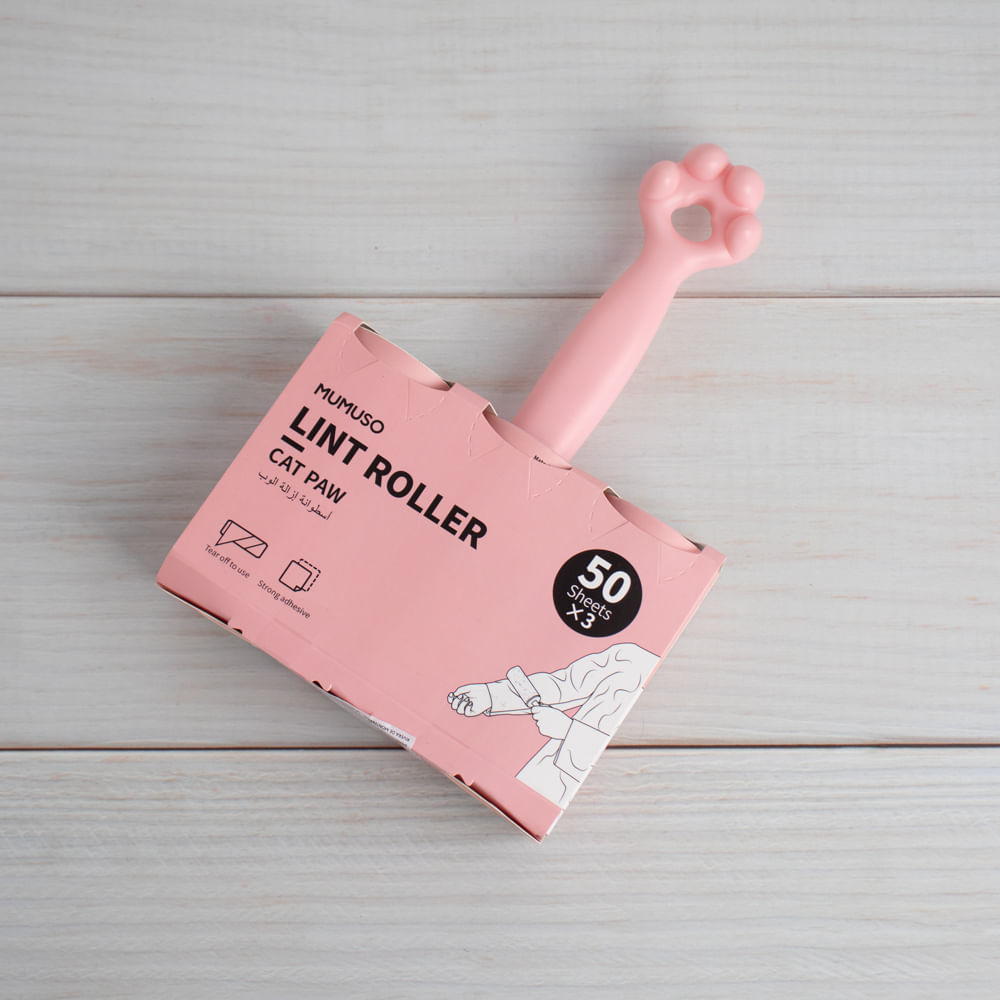 Juego De Rodillo Para Pelusas De 3 Piezas Rosa