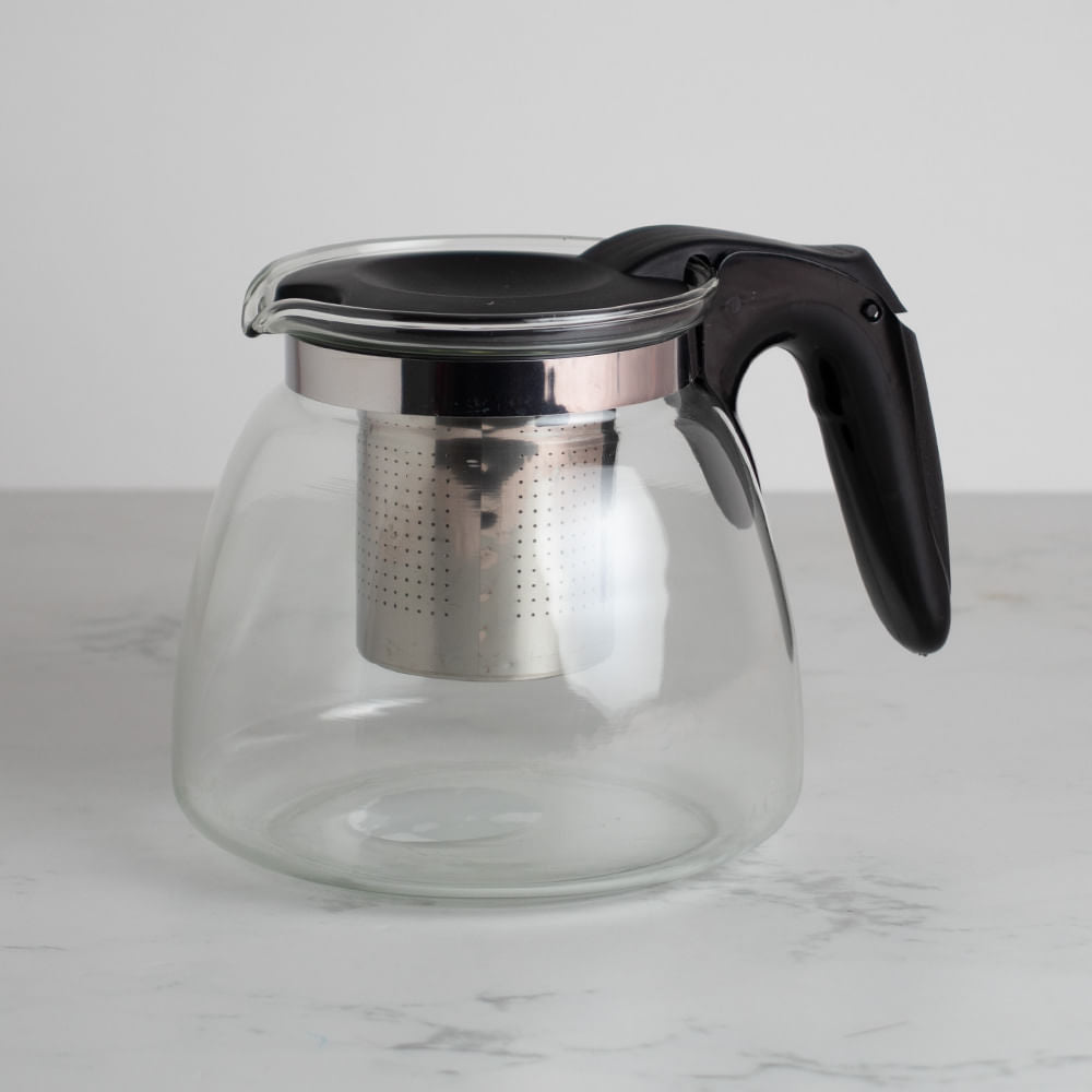 Jarra de Vidrio para Té Negro 900ml