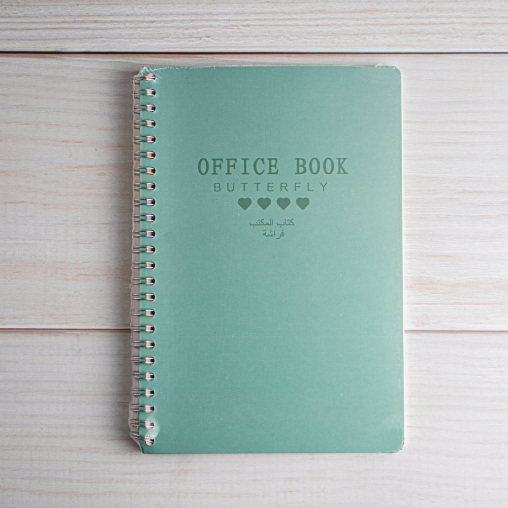 Cuaderno A5 Espiral Verde