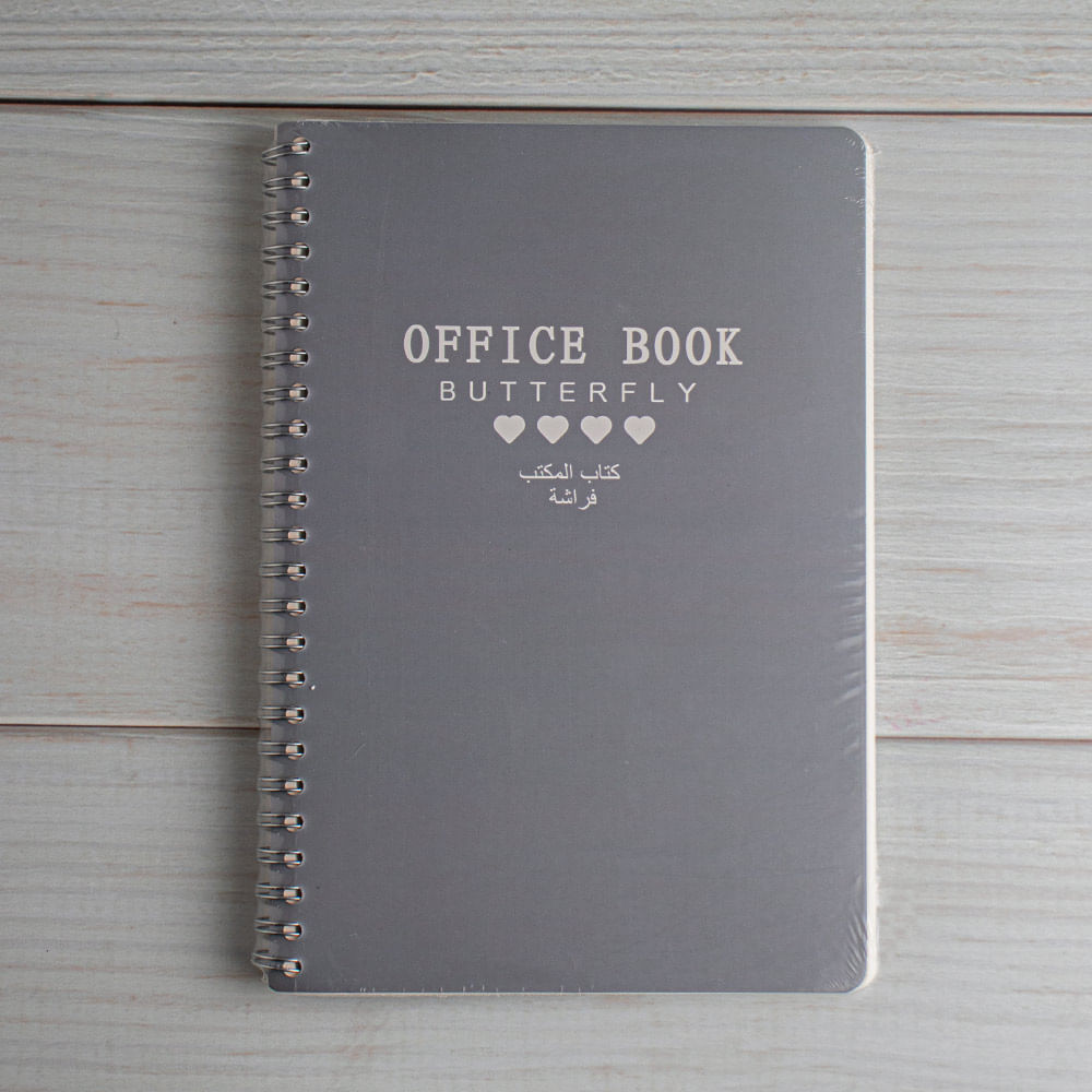 Cuaderno A5 Espiral Plomo