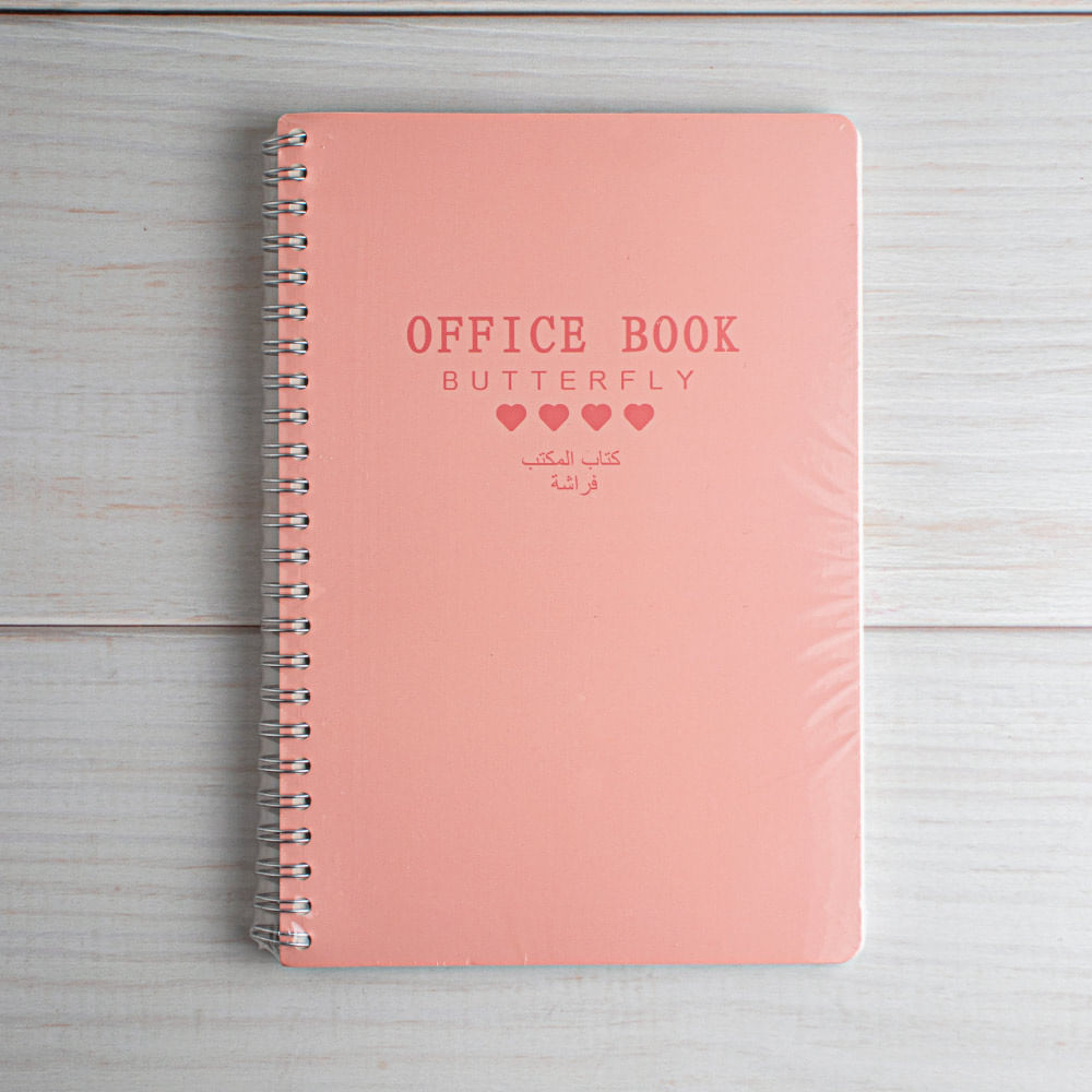 Cuaderno A5 Espiral Rosa