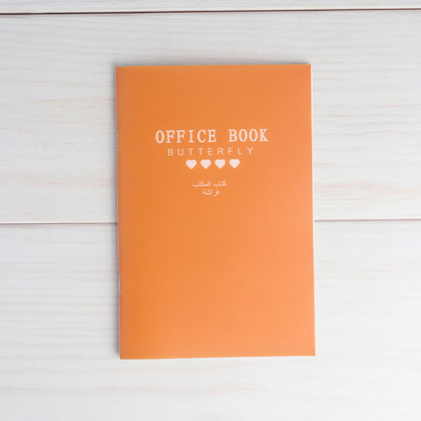 Cuaderno A5 Grapado Naranja