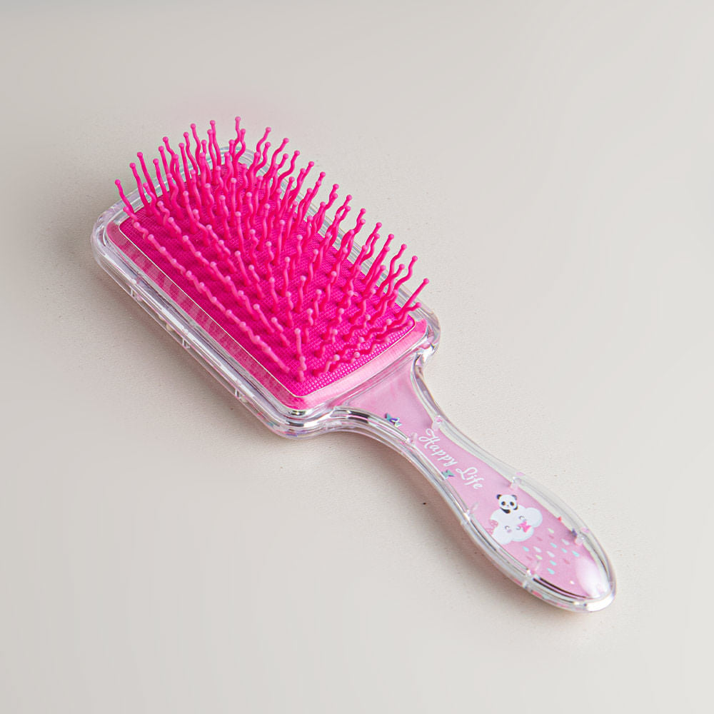 Cepillo Con Cojin De Aire Diseño Nube Rosa