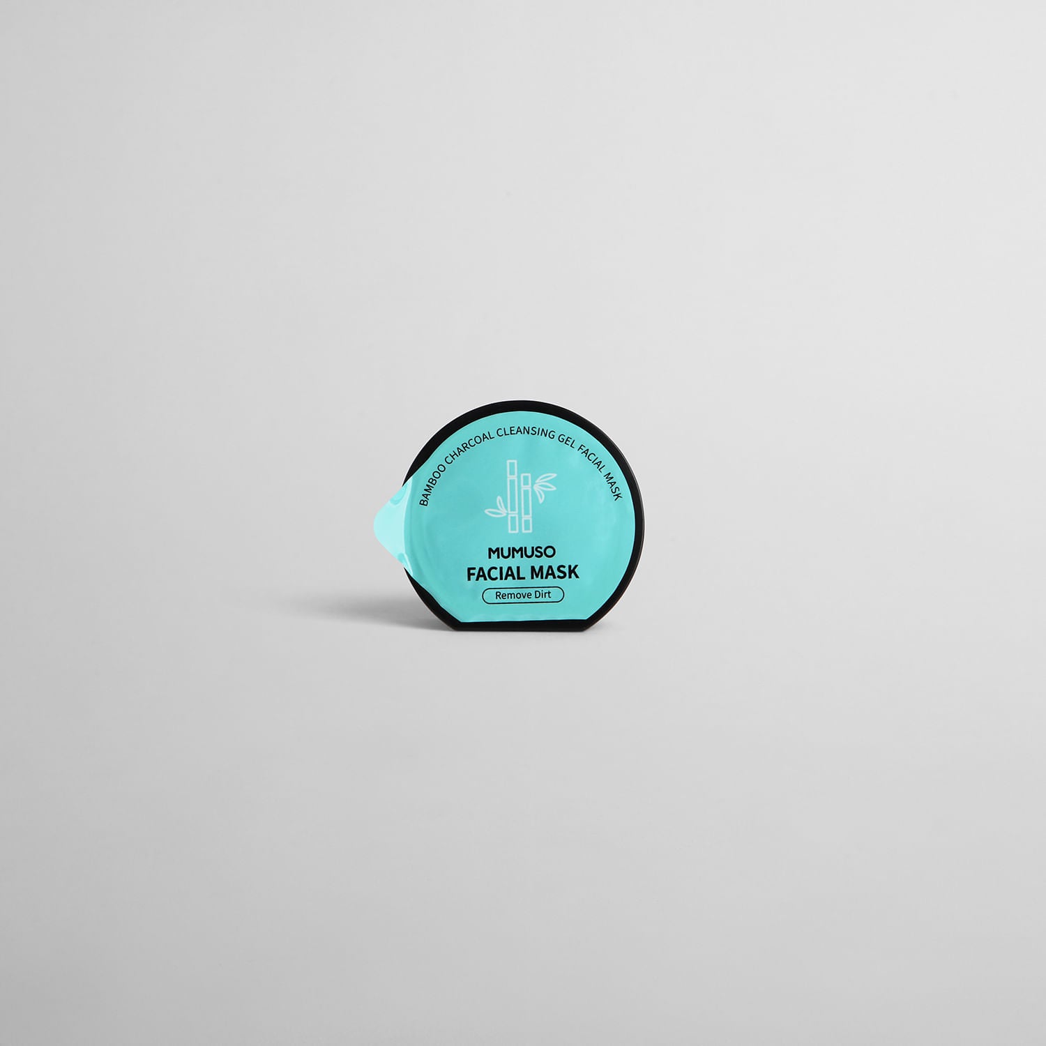 Mascarilla Facial de Gel Limpiador de Carbón de Bambú