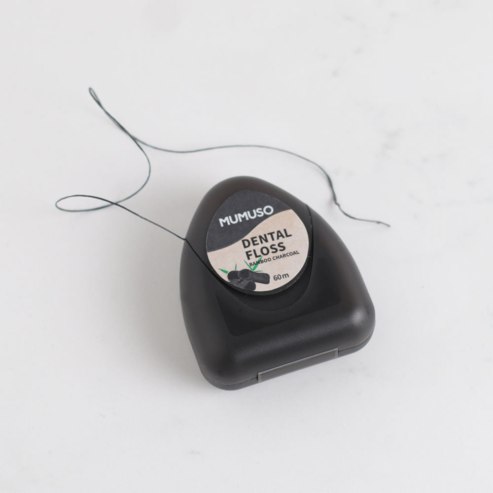 Bamboo Charcoal Dental Floss 60 M