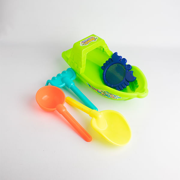 Juguetes Para La Arena De Playa Con Barco-5 Pcs