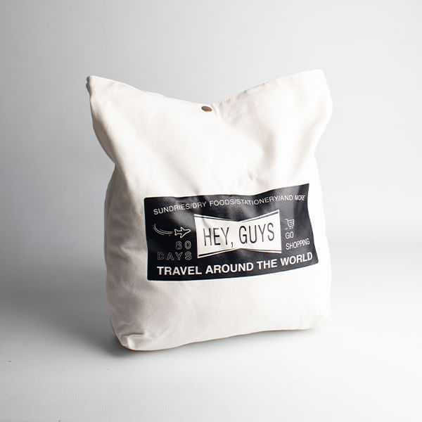 Bolso De Lona - Blanco