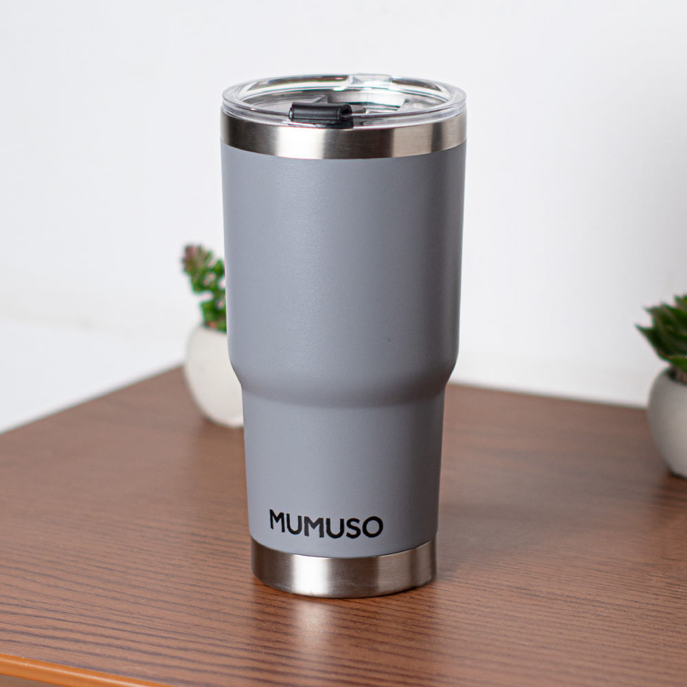 Car Insulated Tumbler Grey 600 Ml