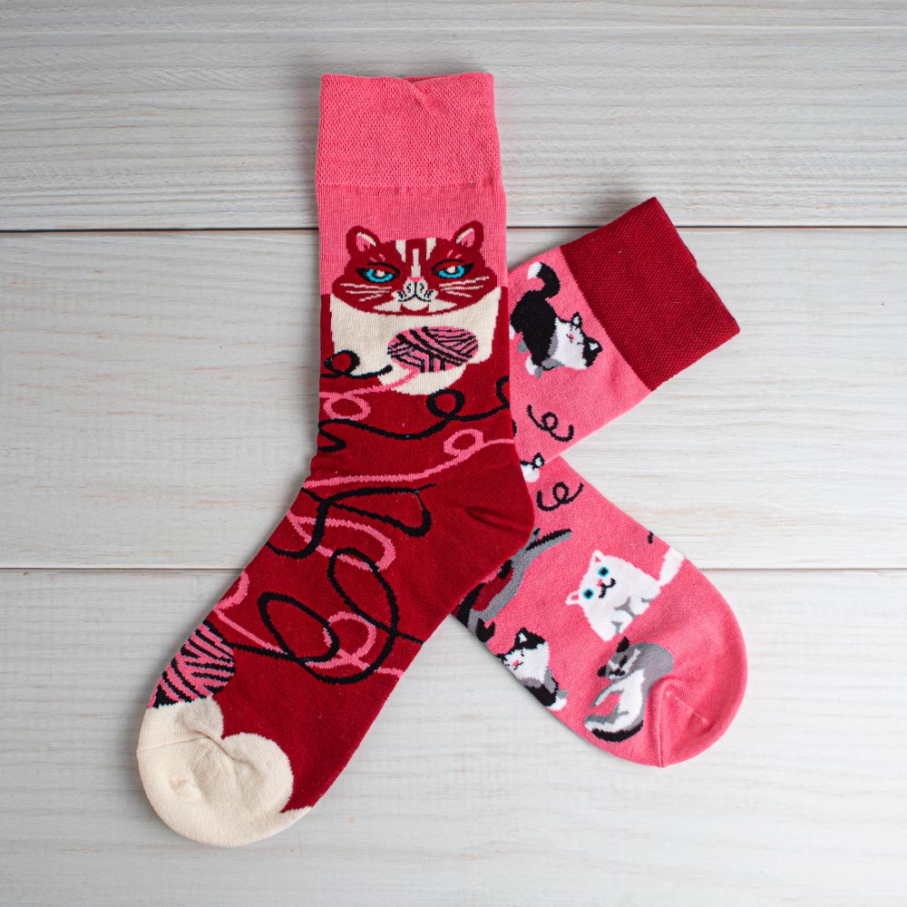Calcetines Cat Crew 1 Par