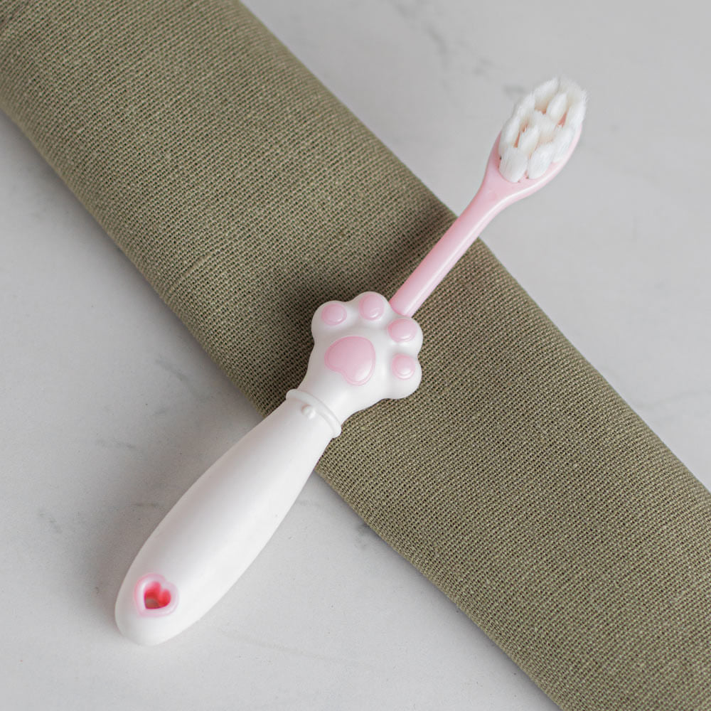 Cepillo De Dientes Para Niño Diseño: Patita De Gato