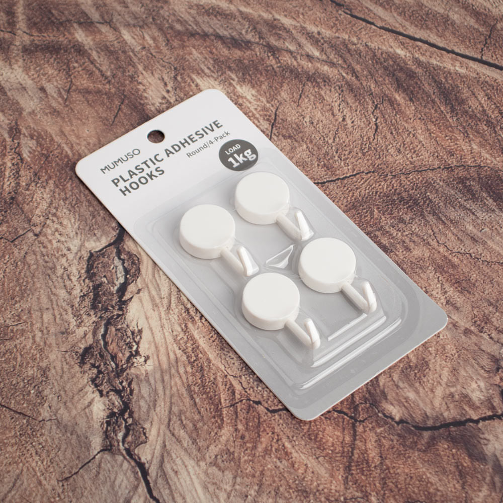 Ganchos De Plástico Circulares 4Pcs