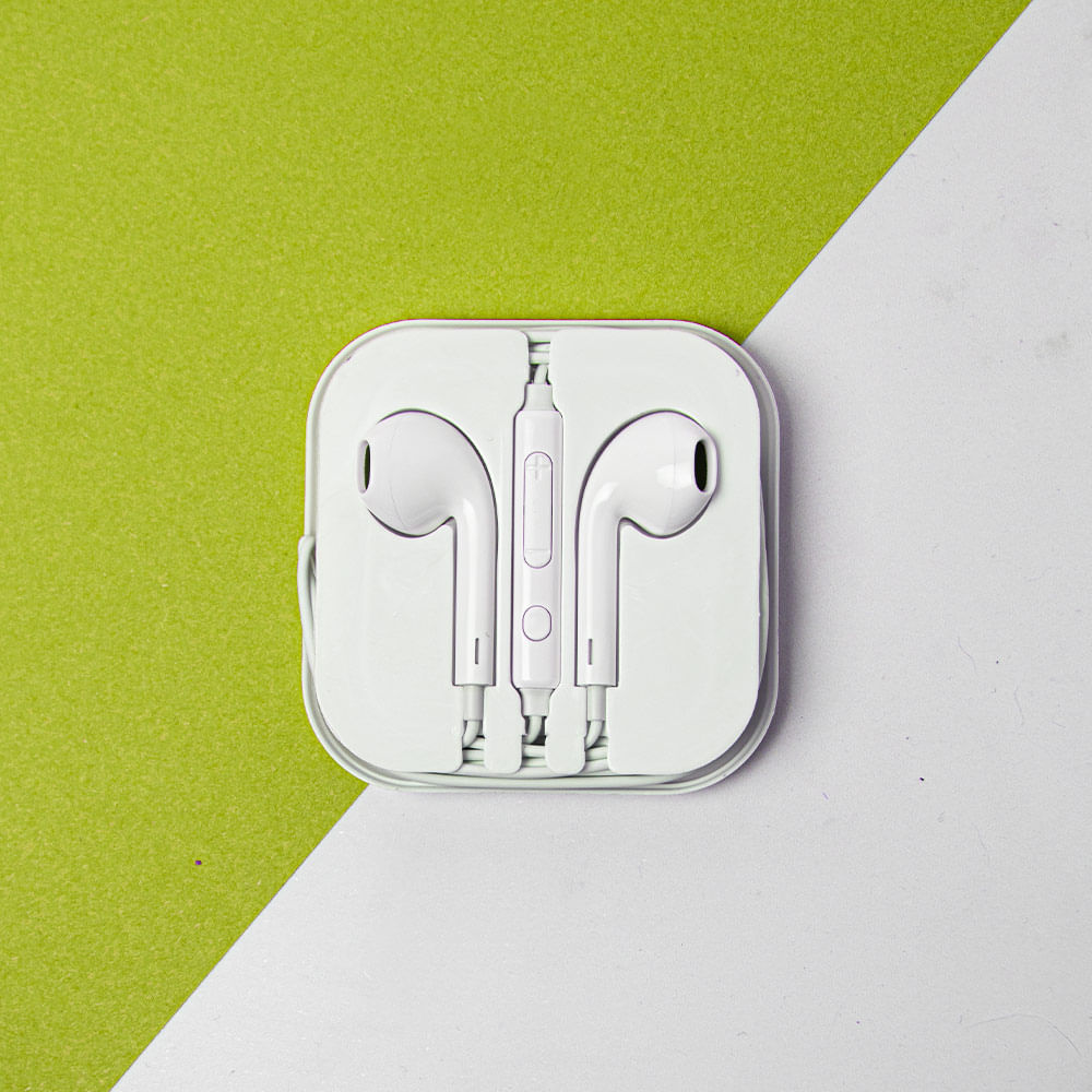 Auriculares de Moda Coloridos Blanco