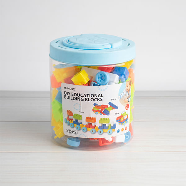 Bloques De Construcción Educativos Bricolaje 120 Pcs