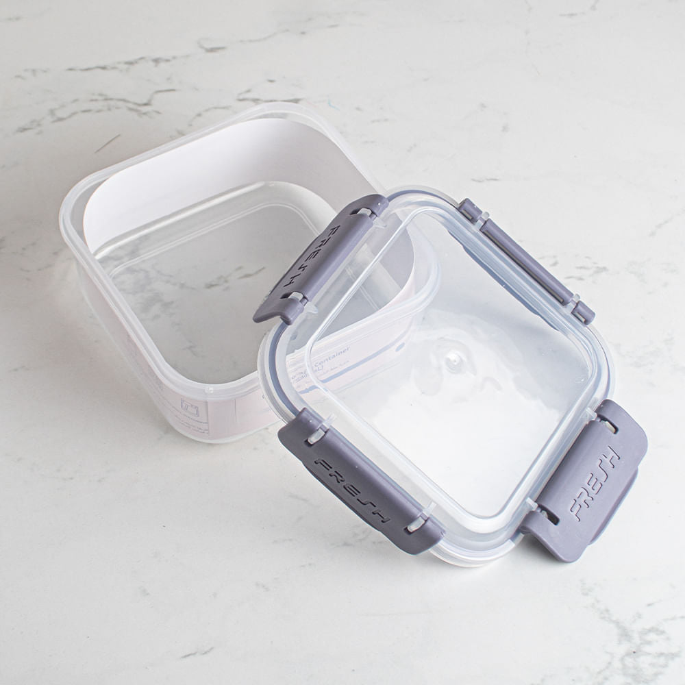 Recipiente Cuadrado Para Almacenar Alimentos 530Ml