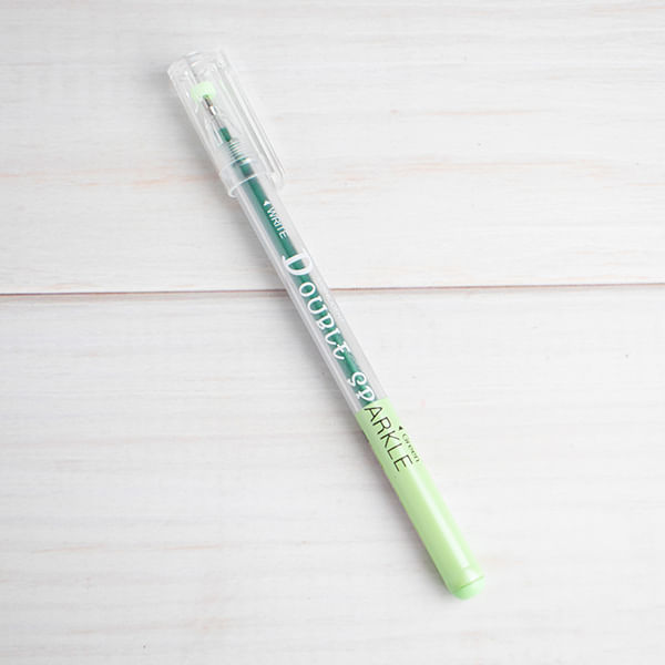 Glitter Gel Pen Green