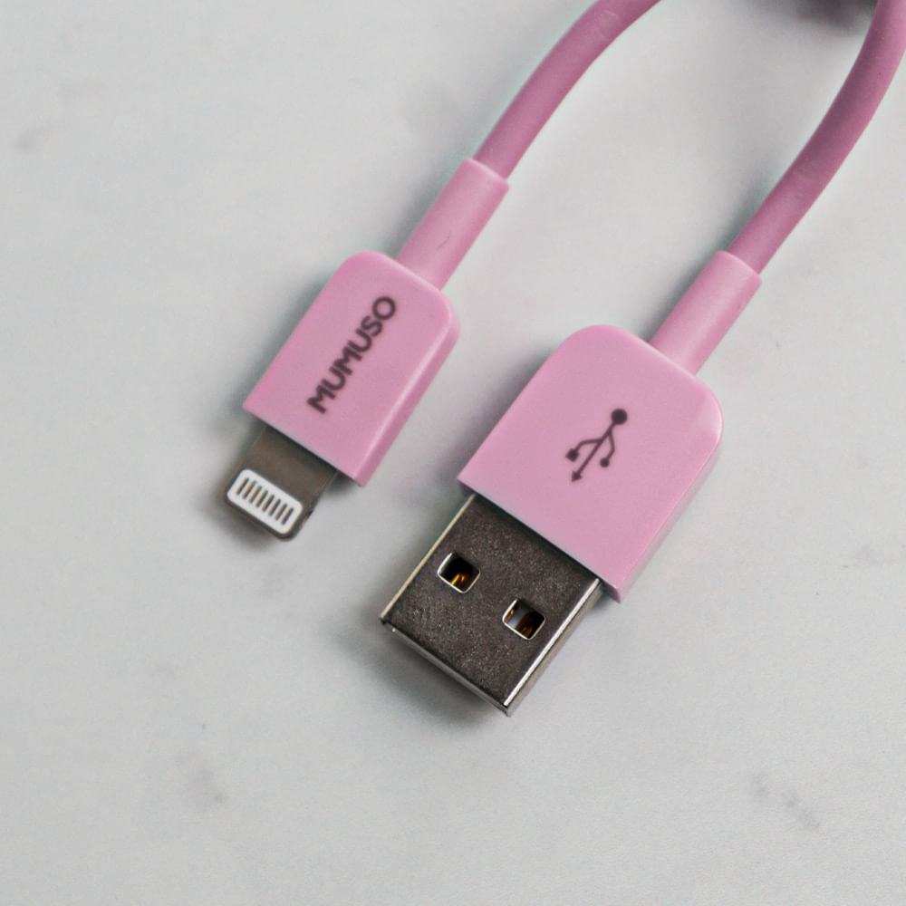 Cable Usb De Alta Calidad Para Iphone Ipad Ipod-2.1A Rosa