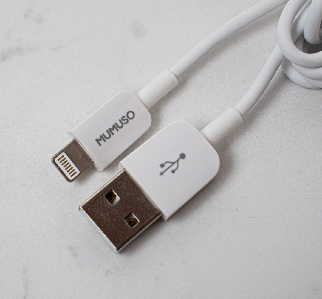 Cable Usb De Alta Calidad Para Iphone Ipad Ipod--2.1A Blanco