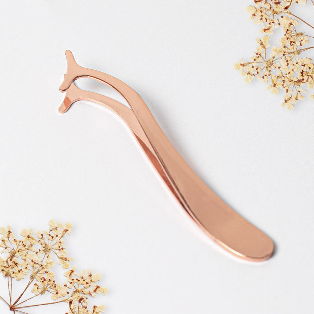 Aplicador De Pestañas Postizas Rosado Brilloso