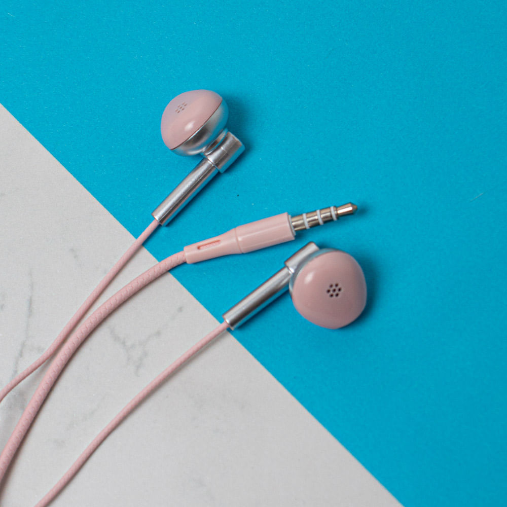 Auriculares In-Ear Con Cable-Rosa