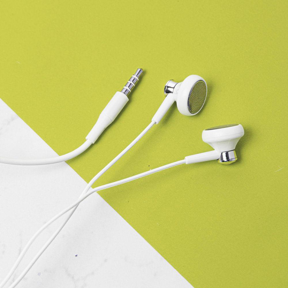 Auriculares In-Ear Con Cable-Blanco