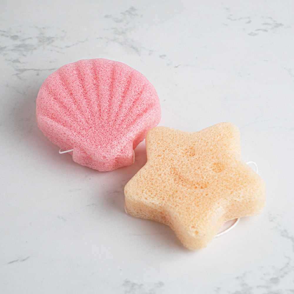 Esponja Limpiadora Facial Konjac Pack De 2