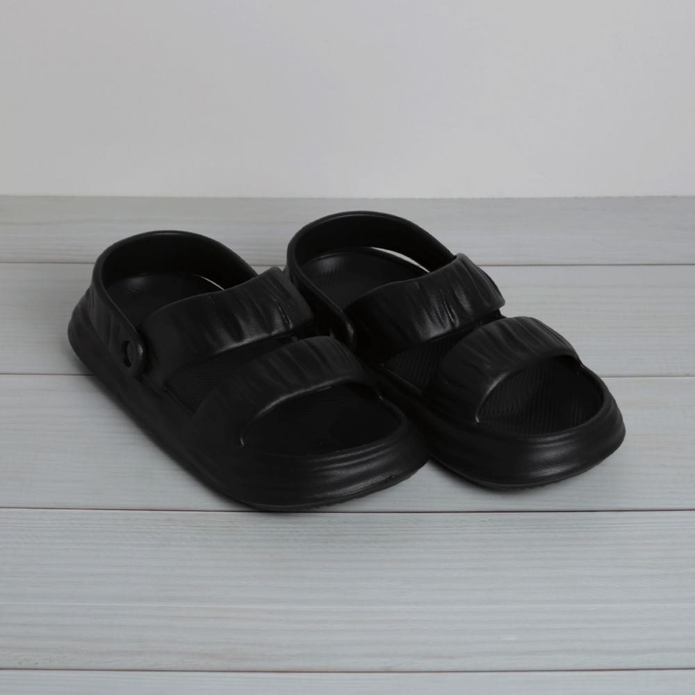 Pantuflas De Petal Hombre Negro Talla 44-45