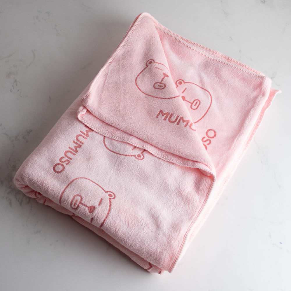 Toalla De Baño De Microfibra Rosa