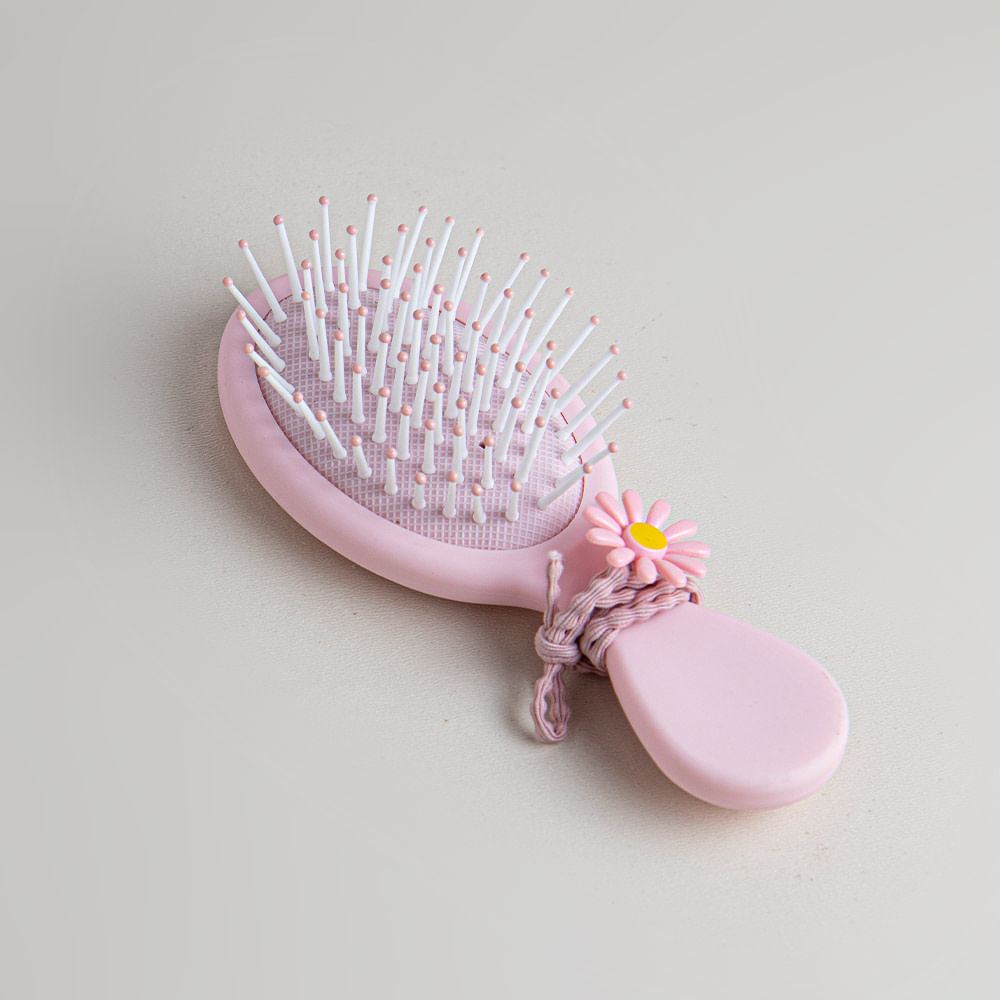 Cepillo Para El Pelo Mini Air Cushion Dibujos Animados Rosa