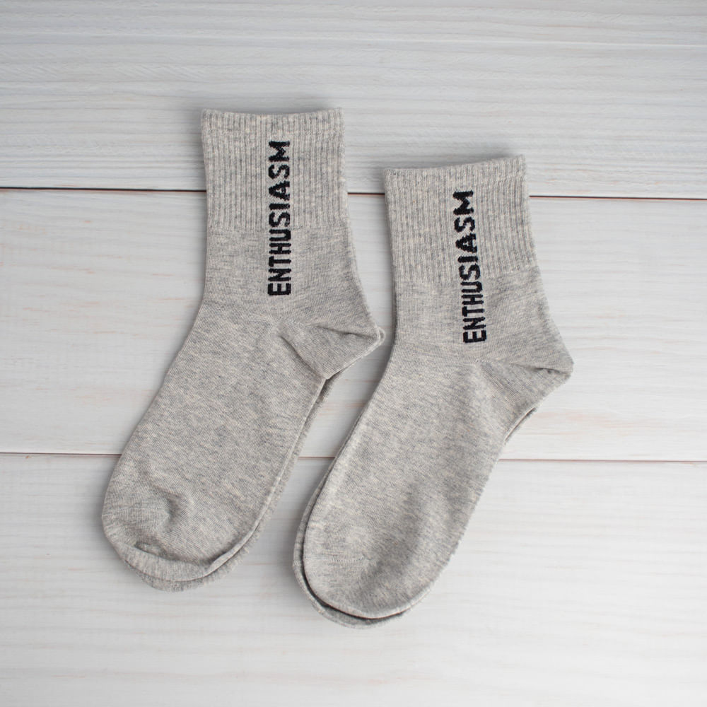 Calcetines Mini Crew 2 Pares Gris