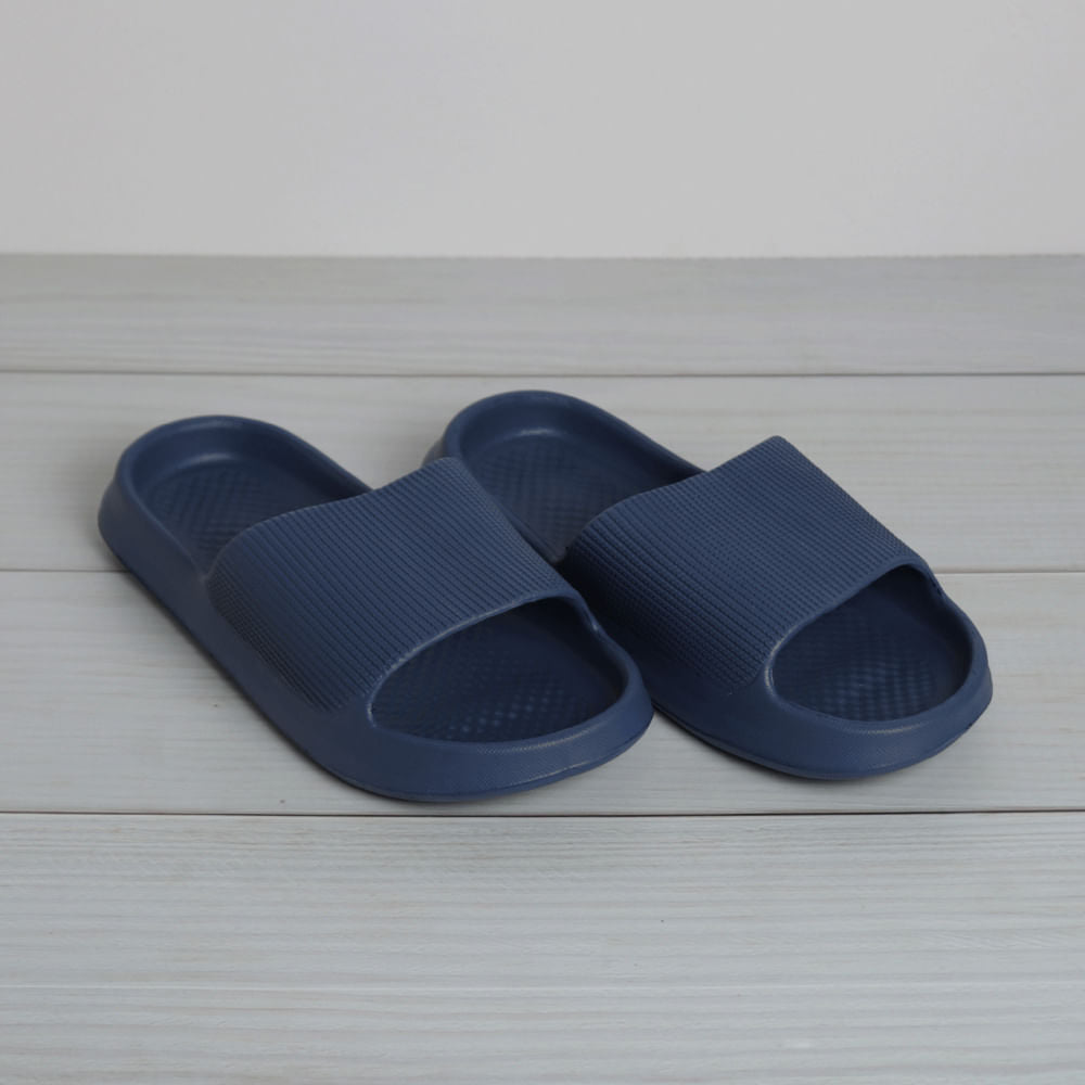 Pantuflas Minimalismo Azul Marino Talla 40-41