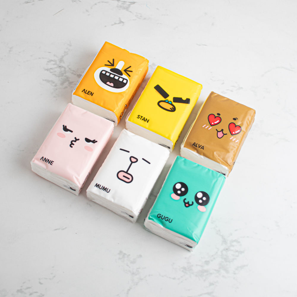 Pañuelos De Bolsillo Mojables Mumu Family Pack X 18
