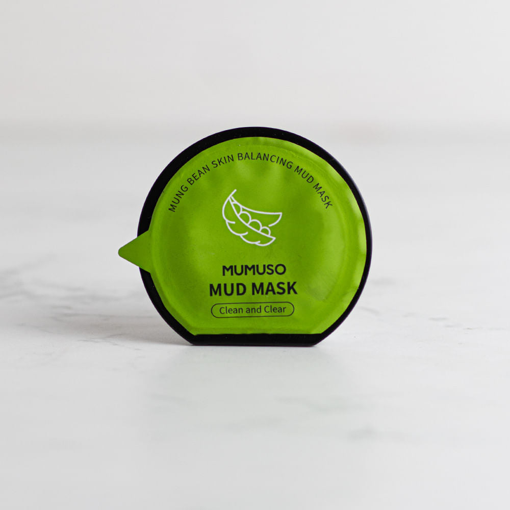 Mascarilla de Barro que Equilibra La Piel de Frijol Mungo