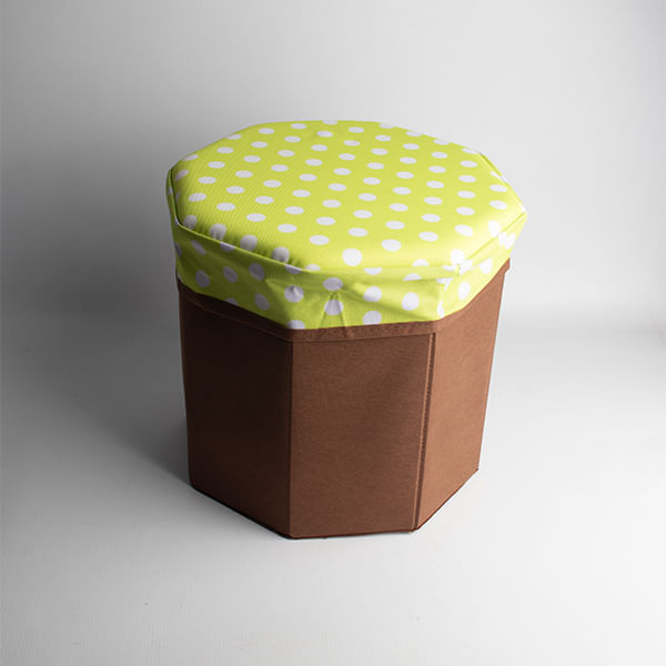 Otomana De Almacenamiento Plegable Octogonal Octagono