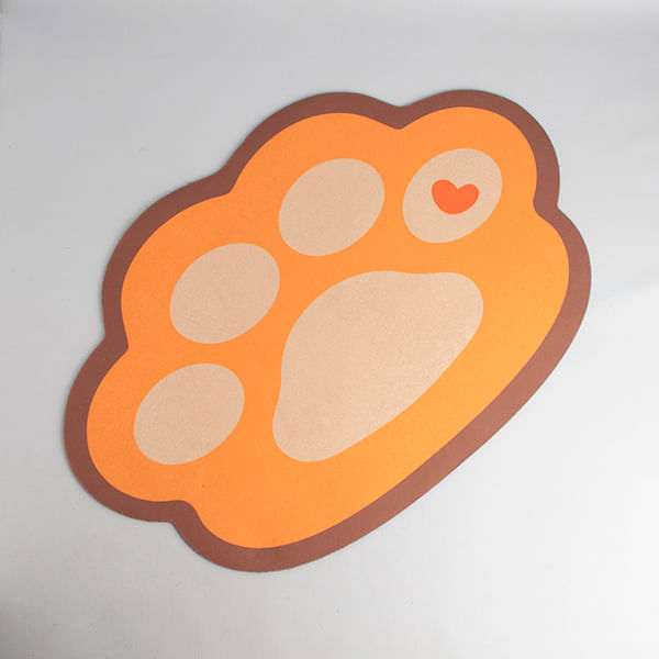 Alfombra Forma De Pata Naranja