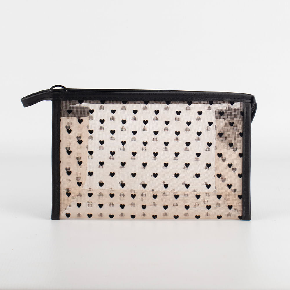 Estuche Portatil Corazón Kaki