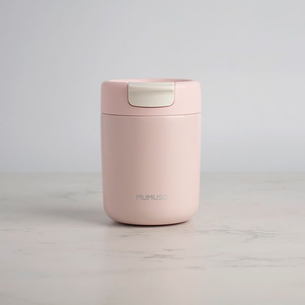 Vaso De Café Portátil Térmico 300 Ml Rosa