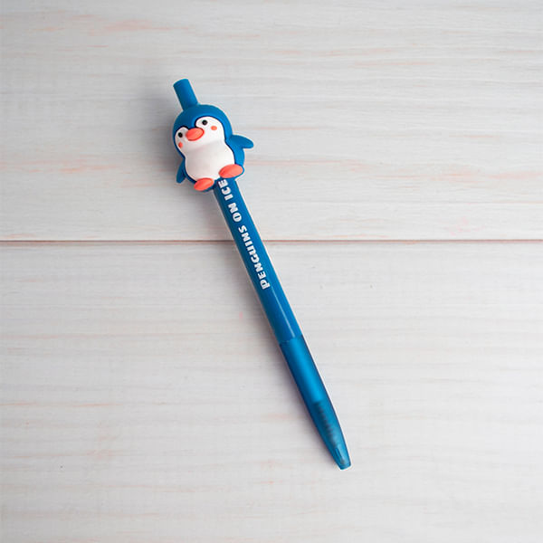 Boligrafo Retractil Color Penguin