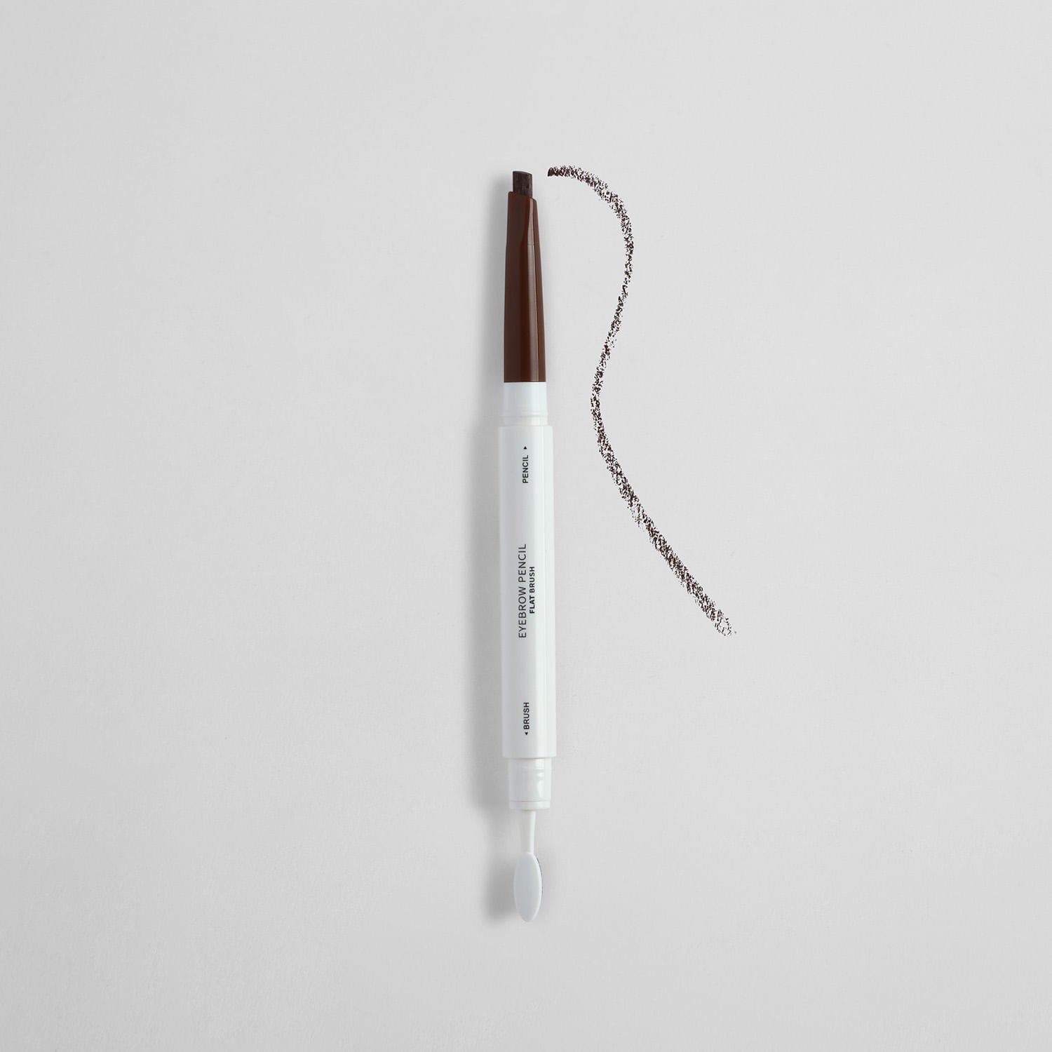 Lápiz de Cejas Giratorio con Punta Triangular Marrón Oscuro