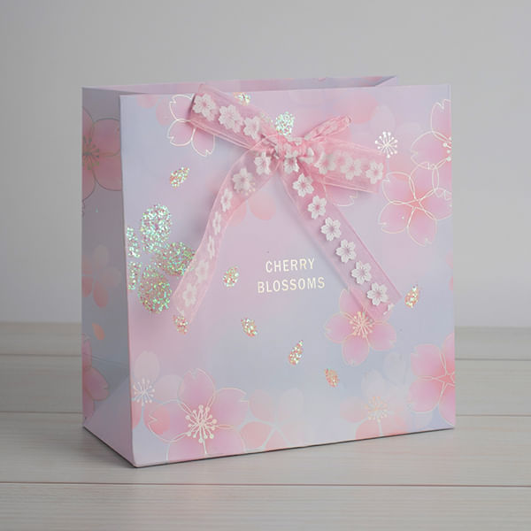 Bolsa De Regalo Cuadrada Sakura