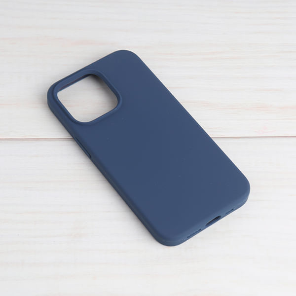 Funda De Silicona Para Iphone 13 Pro Azul