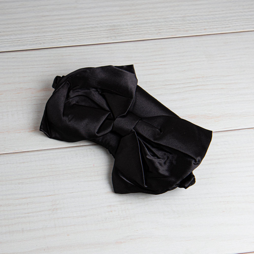 Antifaz Para Dormir Con Bowtie-Negro