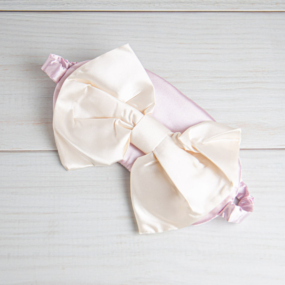 Antifaz Para Dormir Con Bowtie-Rosa