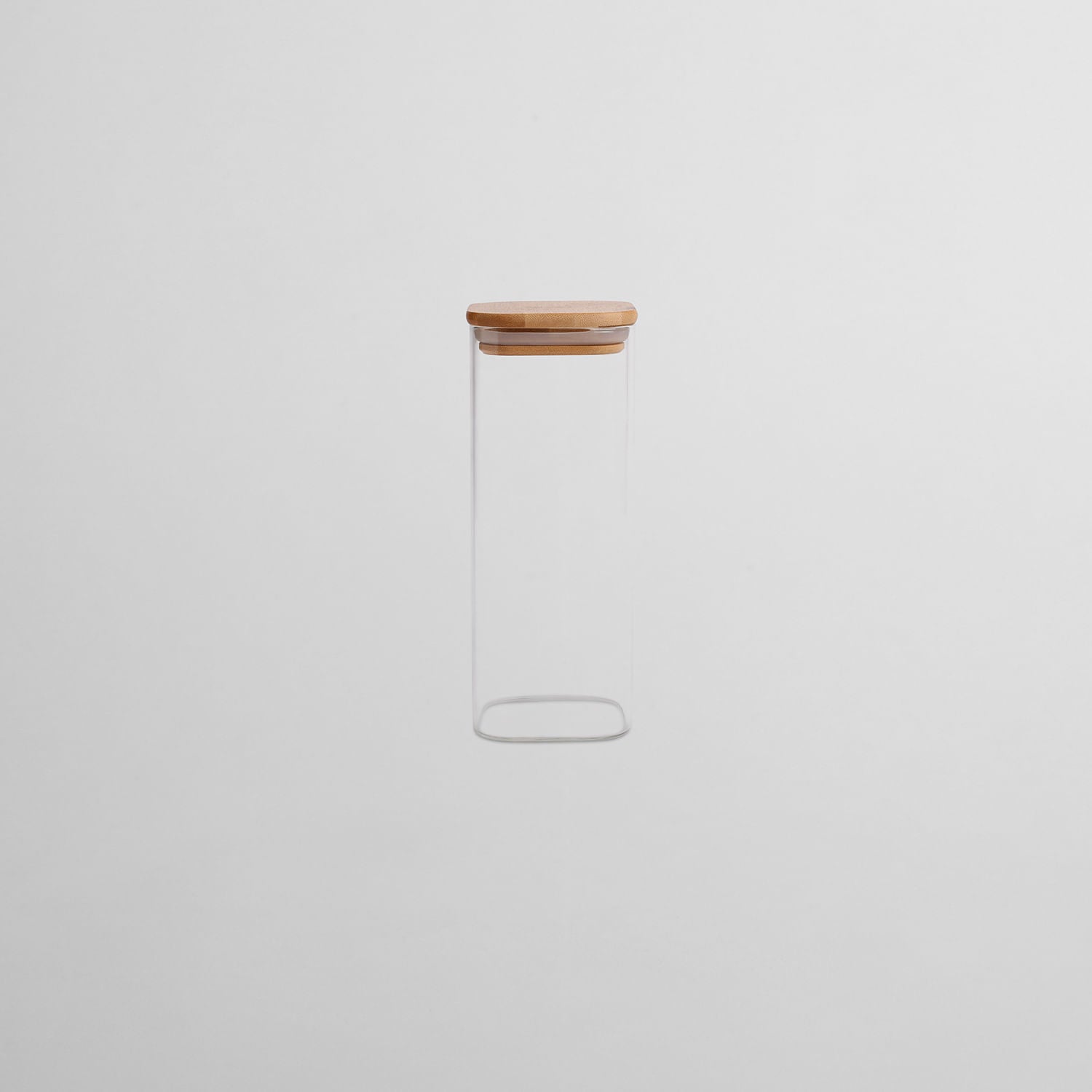 Recipiente de Almacenamiento Cuadrado de Vidrio 1000 ml