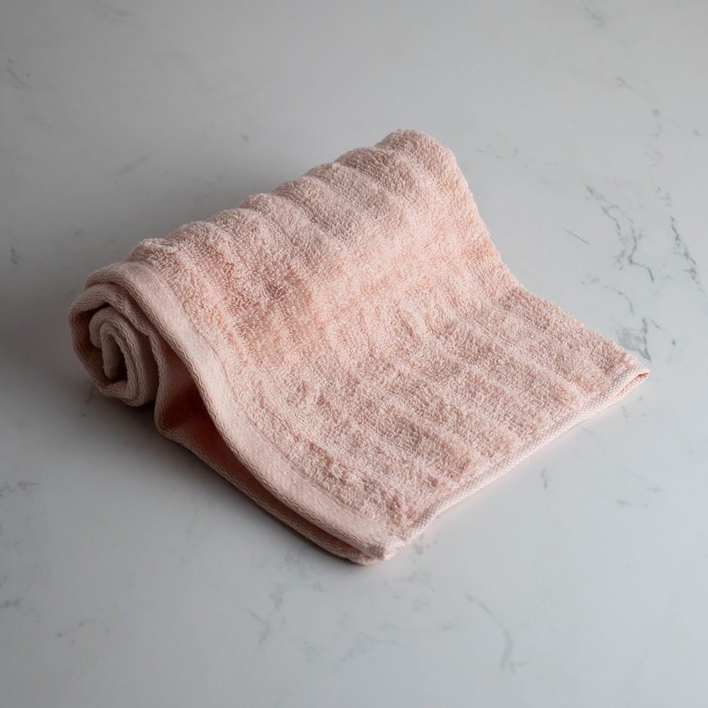 Toalla Cuadrada Rayas Rosa