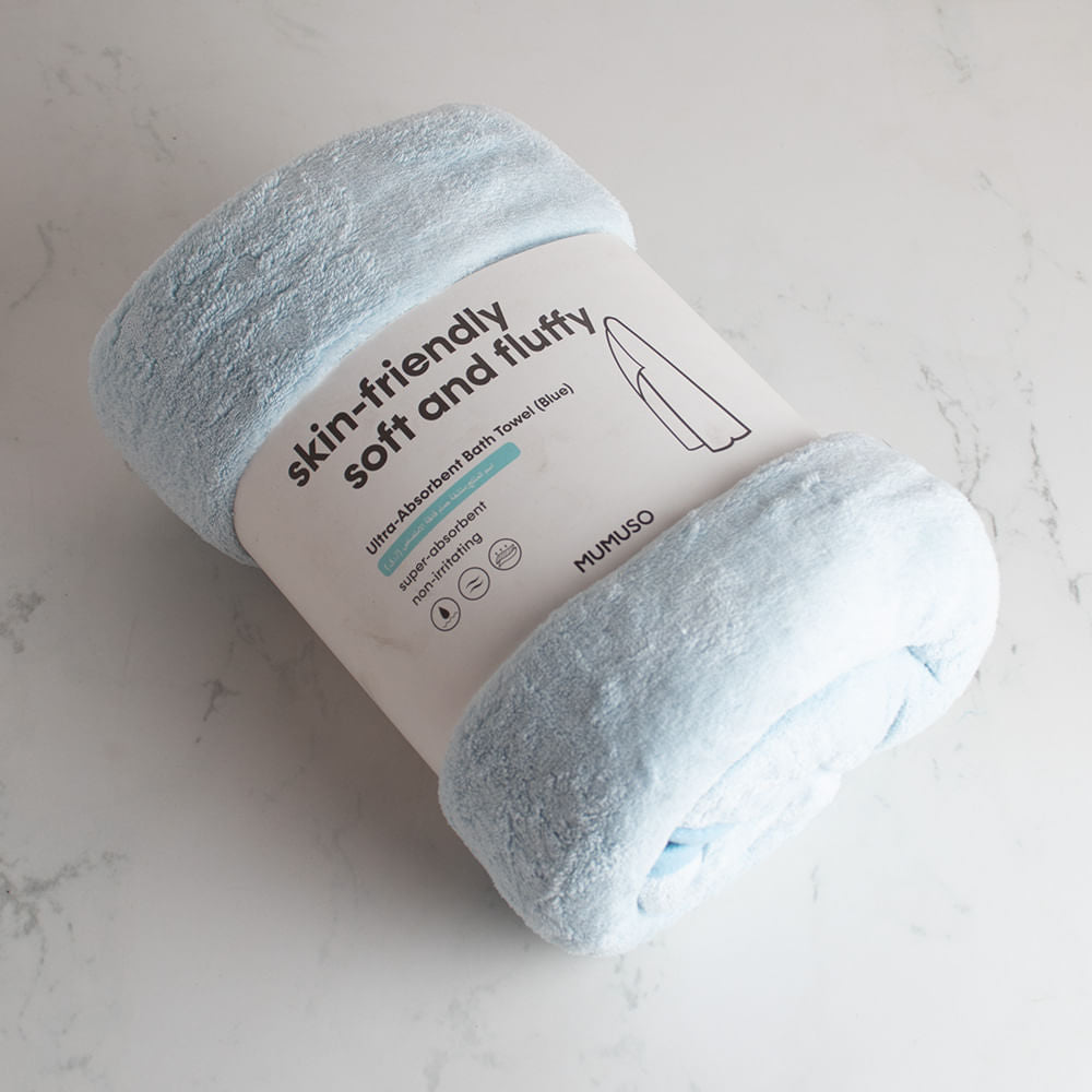 Toalla De Baño Ultraabsorbente Azul