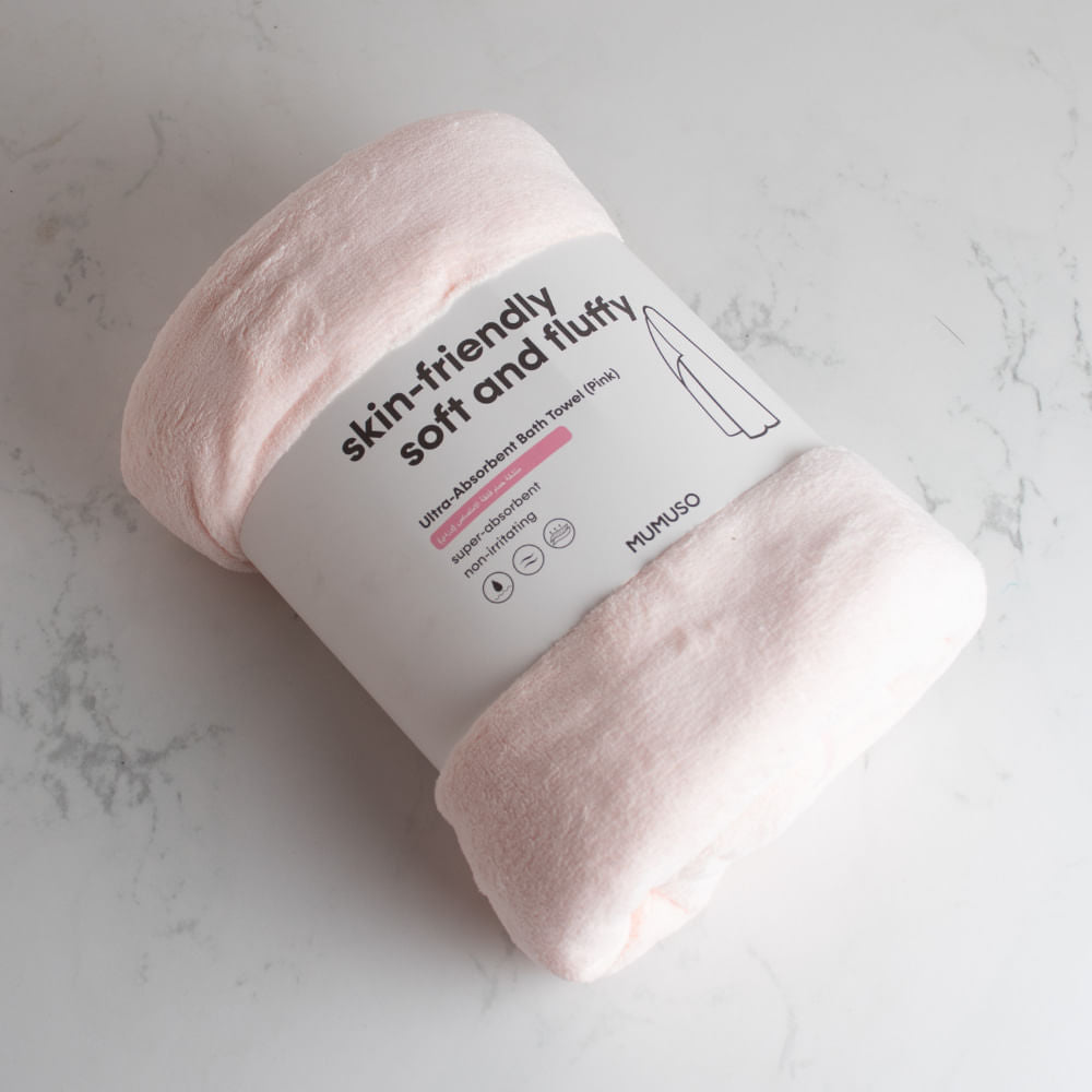 Toalla De Baño Ultraabsorbente Rosado